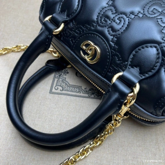 Firstbag ru bag GG matelassé handle leather top GUCCI 0823
